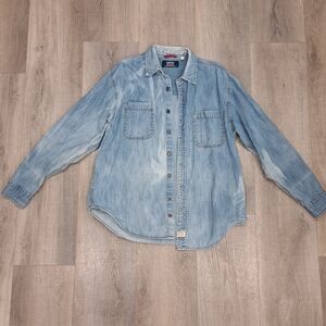 Levi's Light Blue Denim Button Down Shirt